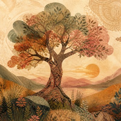 a tree in nature