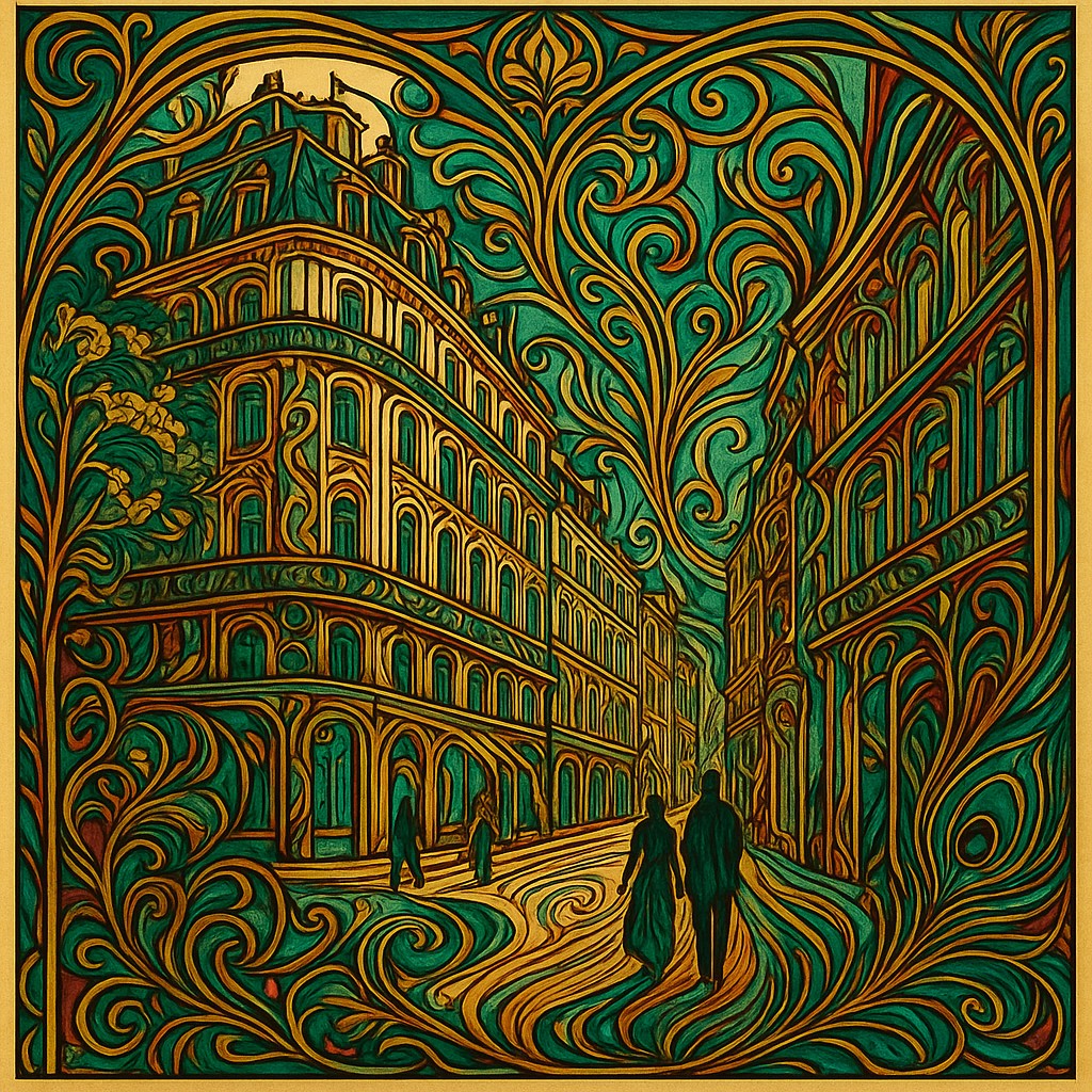 Art Nouveau Style Style Transfer Example