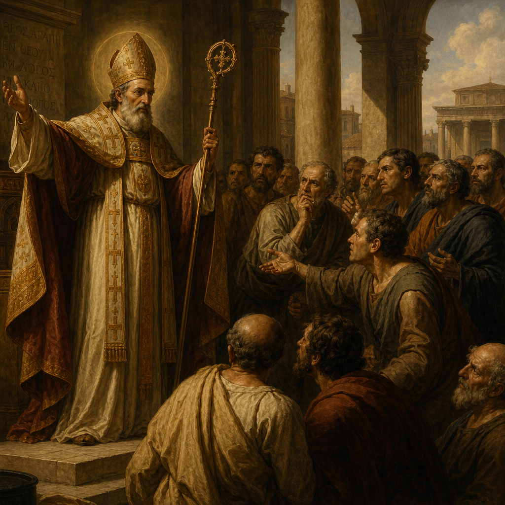 Athanasius defends the incarnation of Christ against the derision of 4th century non-believers