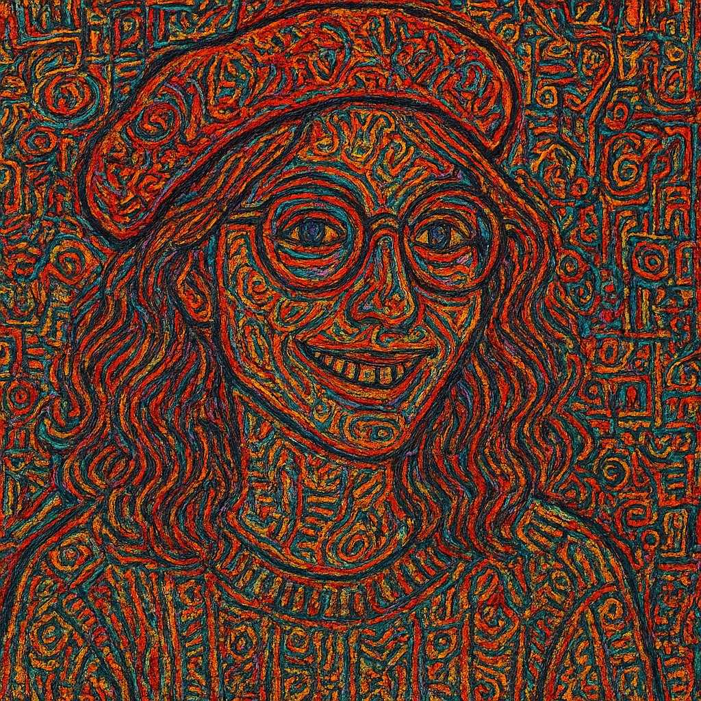 Outsider Art Style Style Transfer Example