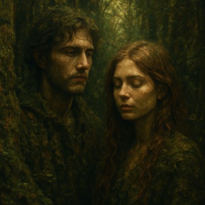 portrait of two people together