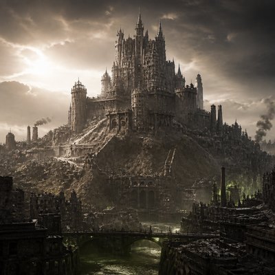 majestic castle on a hilltop