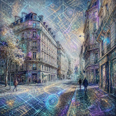 Neural Network Digital Art Style Style Transfer Example