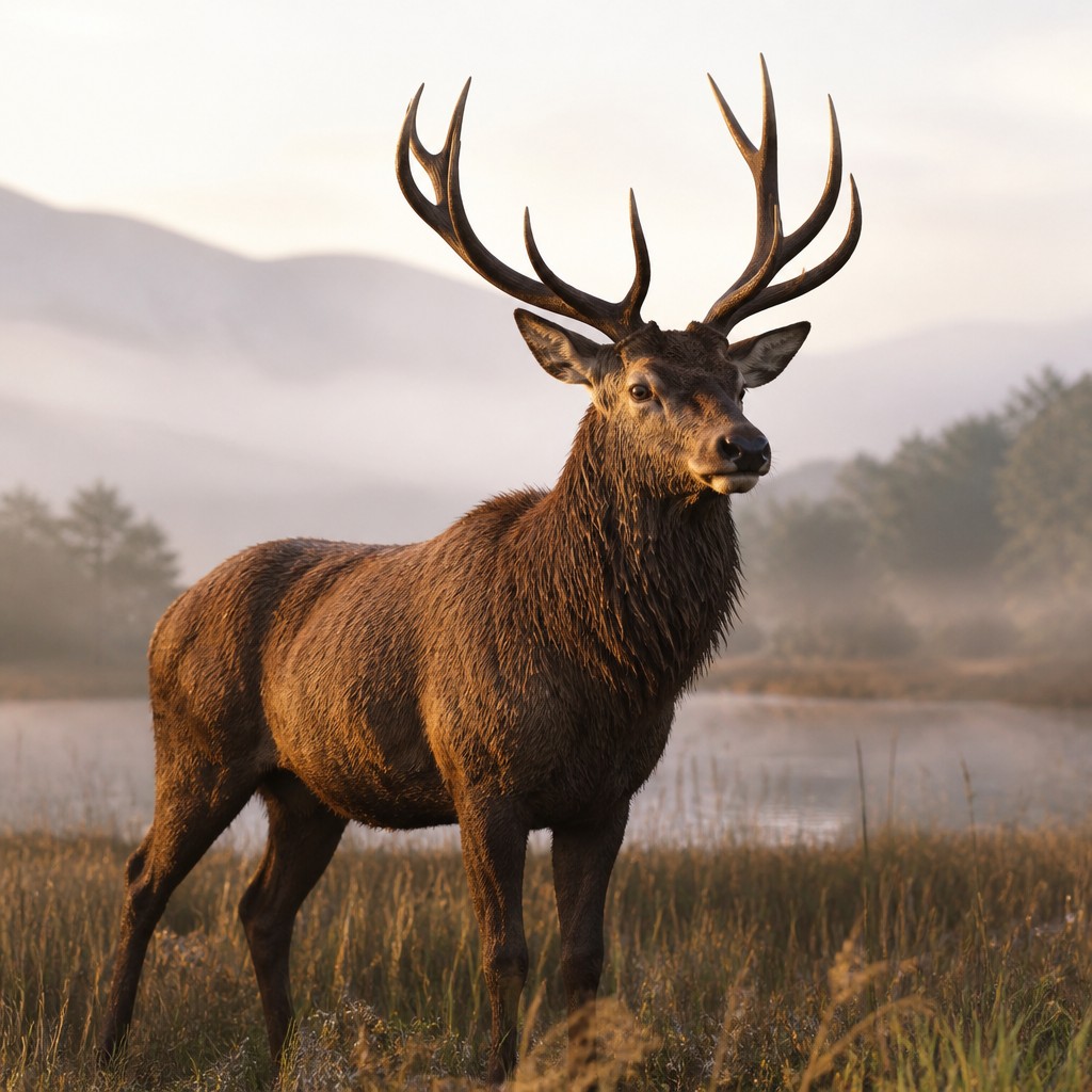 animal standing in natural pose