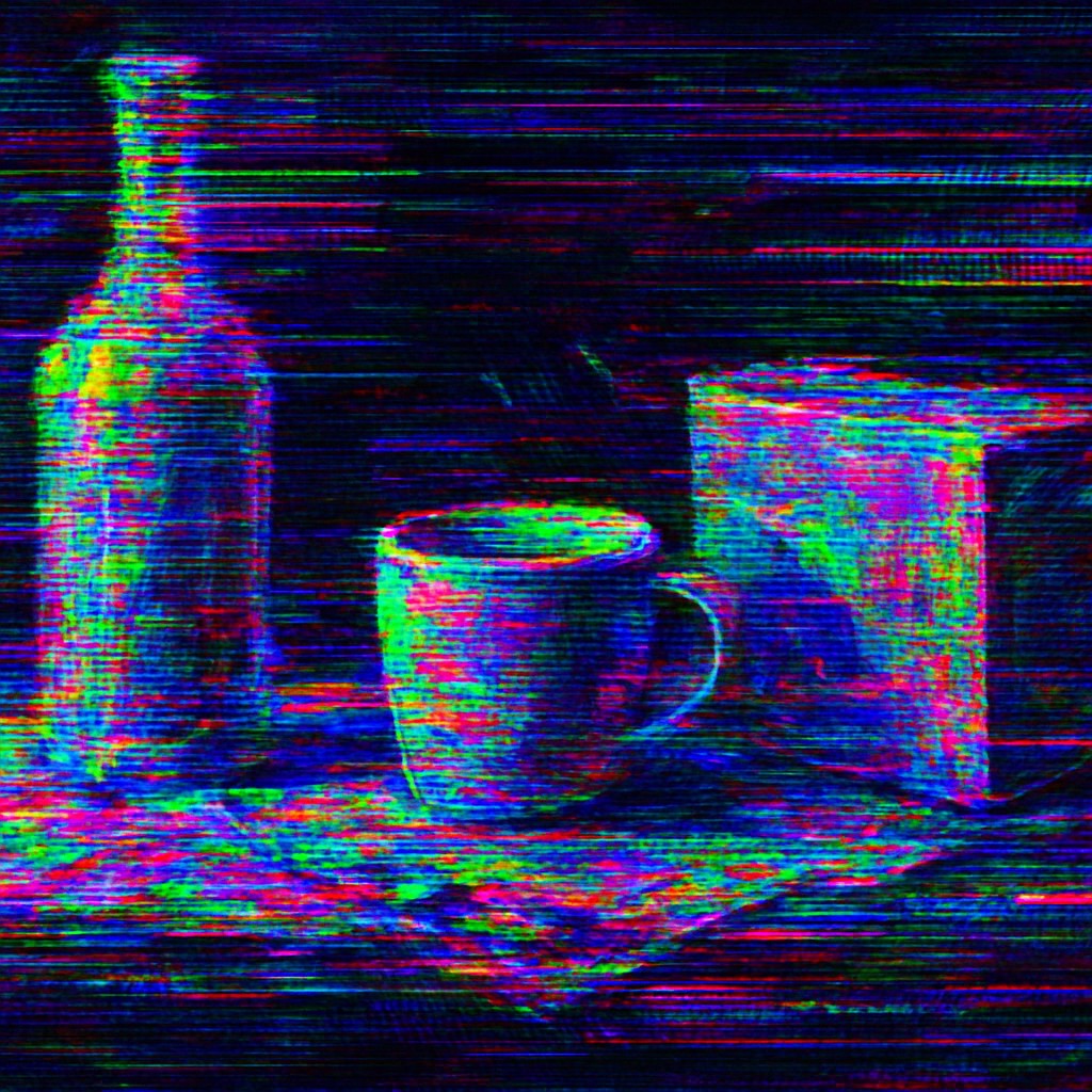 still life with everyday objects