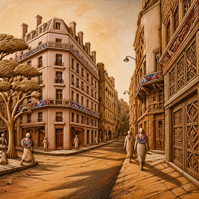 Kenyan Art Style Style Transfer Example