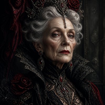 close-up portrait of an elderly person with expressive weathered features