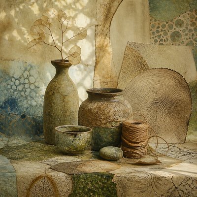 still life with everyday objects