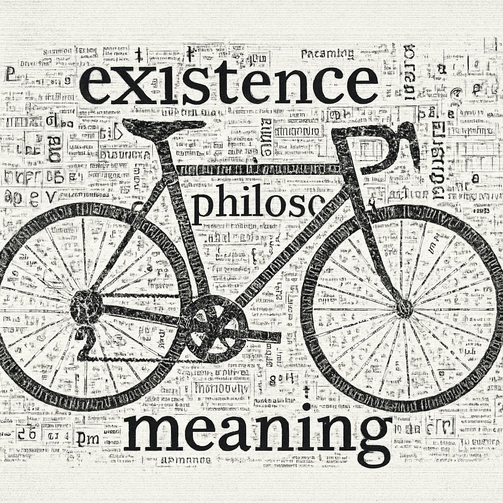 bicyle resting against a wall