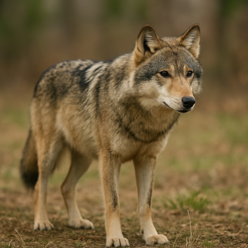 animal standing in natural pose