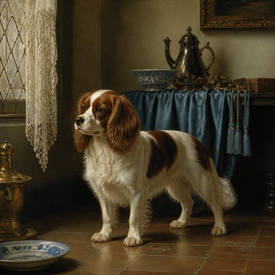 animal standing in natural pose — Leiden Art Style