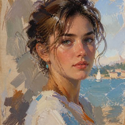 portrait of a person with expressive eyes