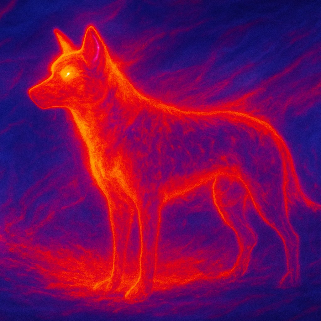 animal standing in natural pose