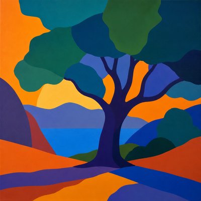 a tree in nature