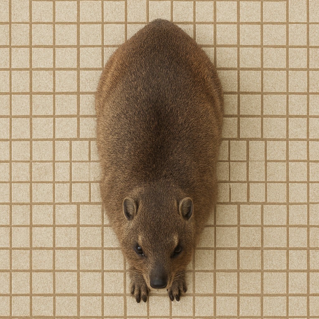 animal standing in natural pose