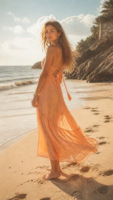 full-length portrait of an elegant figure