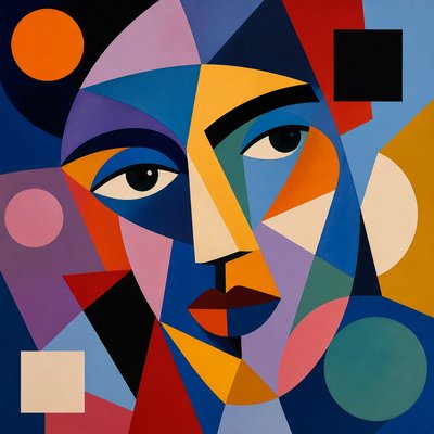 Abstract Shapes Art Style photo filter