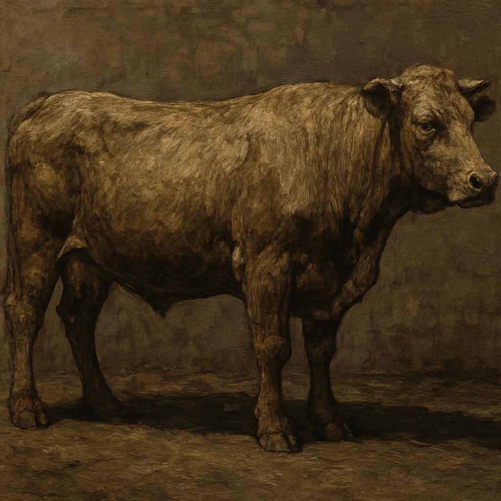 animal standing in natural pose