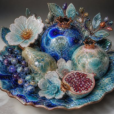 Crystalline Glaze Ceramic Art Style 3