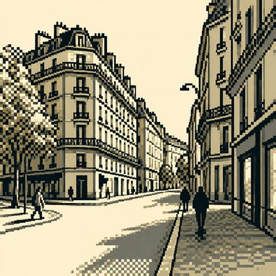 8-Bit Pixel Art Style Style Transfer Example