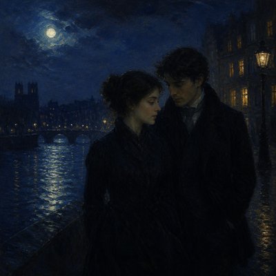 portrait of two people together