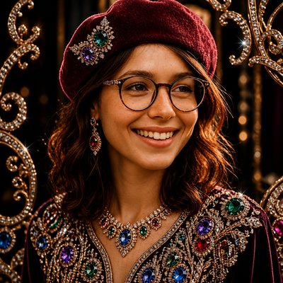 Luxury High Jewelry Design Style Transfer Example