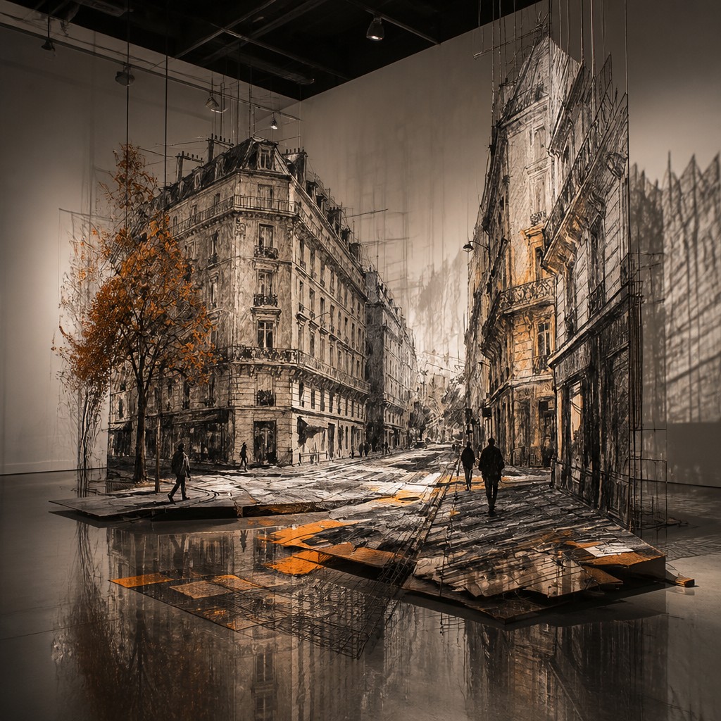 Second photo transformed to Installation Conceptual Art Style style