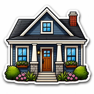 house with front view