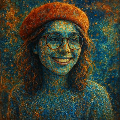 Reactive Chemical Photography Style Transfer Example