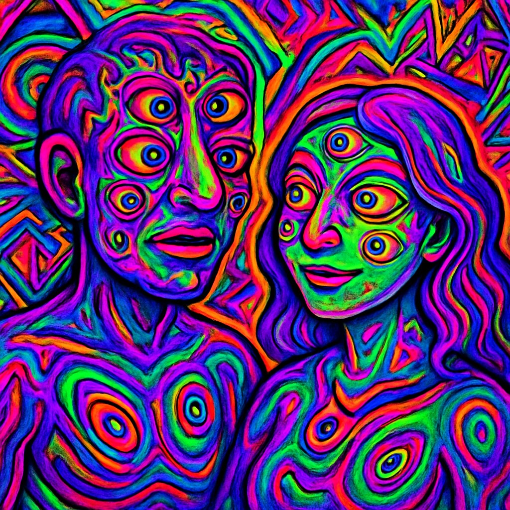 portrait of two people together