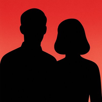 portrait of two people together