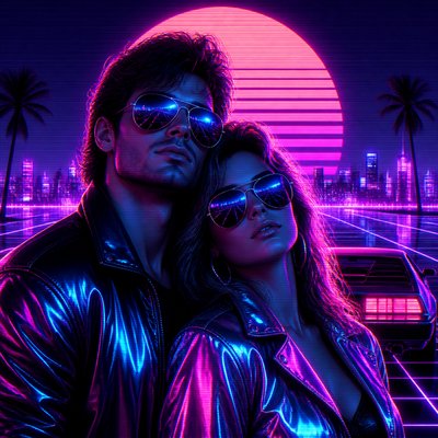 portrait of two people together