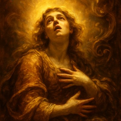 Mystical Ecstasy Baroque Art Style 1