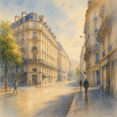 Gradation Art Style Style Transfer Example