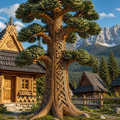 a tree in nature