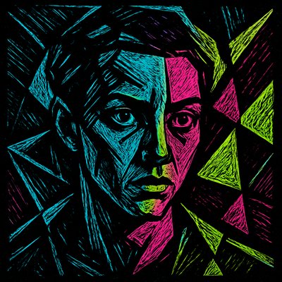 portrait of a person with expressive eyes