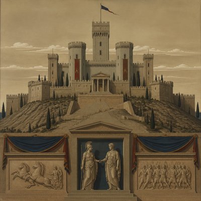 majestic castle on a hilltop