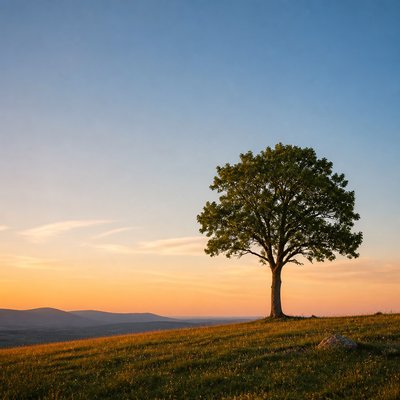 a tree in nature