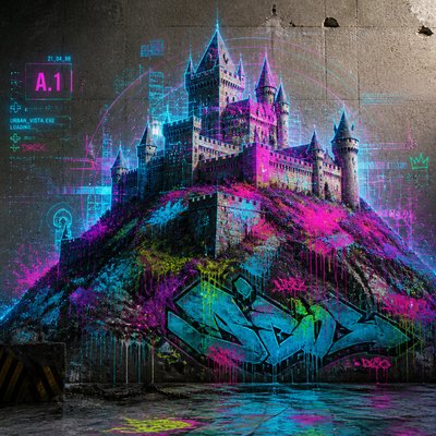 majestic castle on a hilltop