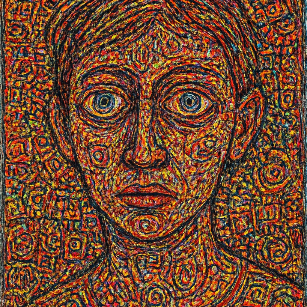 portrait of a person with expressive eyes
