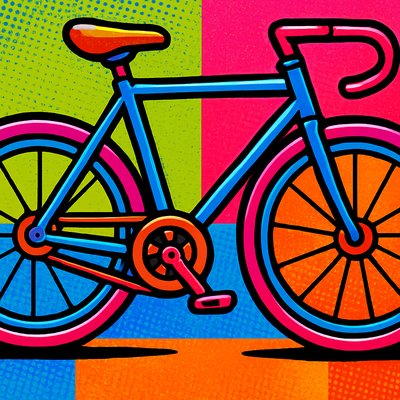 bicyle resting against a wall