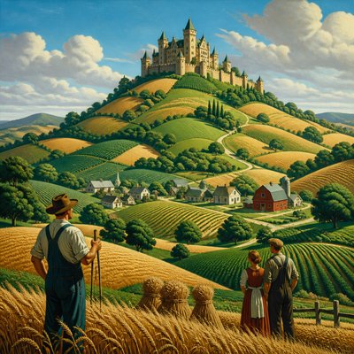 majestic castle on a hilltop