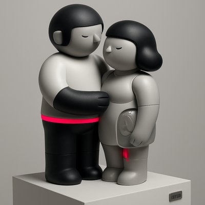 portrait of two people together