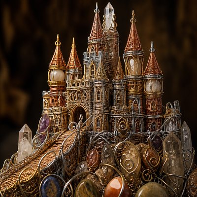 majestic castle on a hilltop