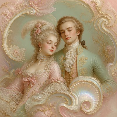 portrait of two people together