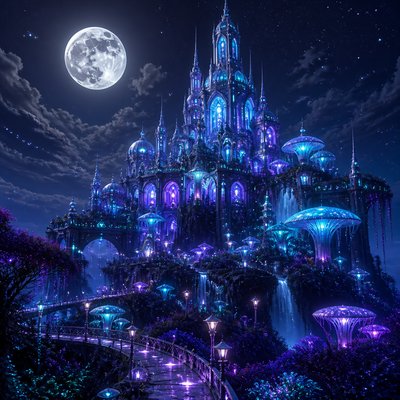 majestic castle on a hilltop