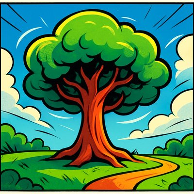 a tree in nature