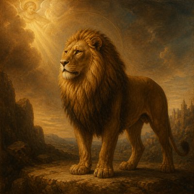 animal standing in natural pose — Renaissance Religious Art