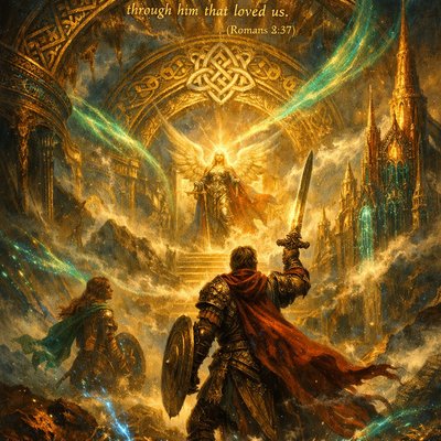 “Nay, in all these things we are more than conquerors through him that loved us.” (Romans 8:37, KJV)
