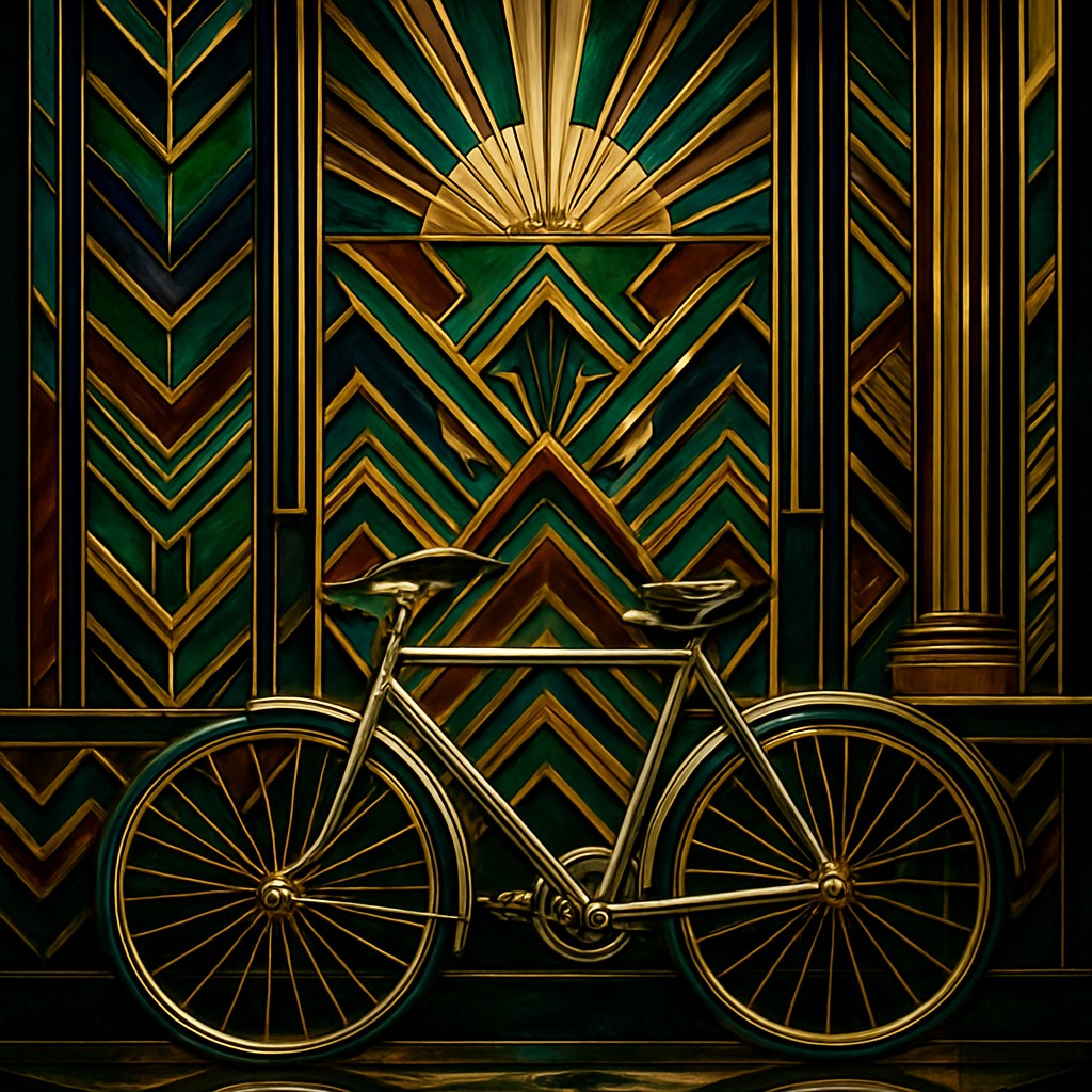 bicyle resting against a wall